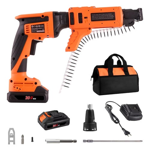 20V Gipsskruvdragare 4200 RPM Borstlös med Batteri och LED-belysning
