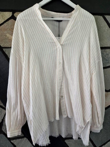 ZARA vit blus, storlek S/M