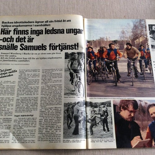 Saxons Nr 32 1979 Wanda I Fresno,Westberg i Backe,Agda På sin Monark,