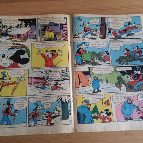 Walt Disneys Kalle Anka 1969 nr 49. prenumerationskupong på fliken. Good plus