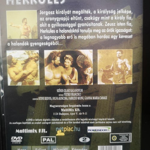 Herkules (1958) Pietro Francisci med Steve Reeves, Sylva Koscina, Fabrizio Mioni