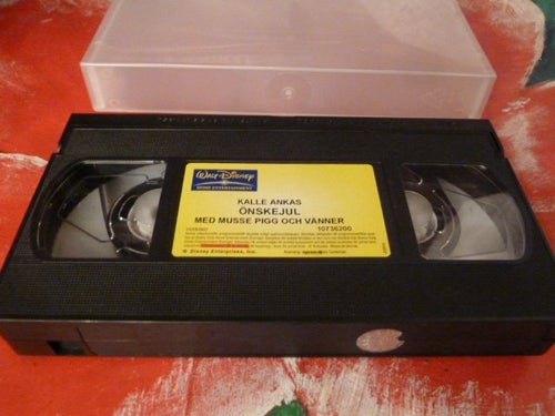 VHS, KALLE ANKAS ÖNSKEJUL MED MUSSE PIGG OCH VÄNNER, BARNFILM