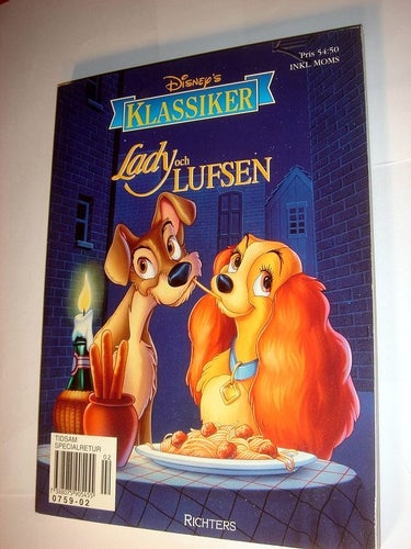Disney´s klassiker 02 - Lady och Lufsen NY OLÄST