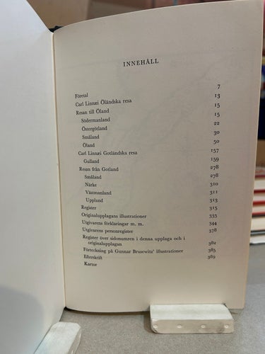 Öländska och gotländska resa år 1741 av Carl Linnæs, bok, Fine plus