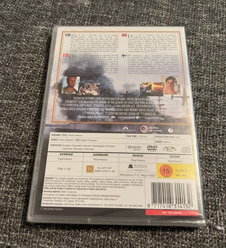 PEARL HARBOR (2001) INPLASTAD SVENSK UTGÅVA! WW2 ANDRA VÄRLDSKRIGET
