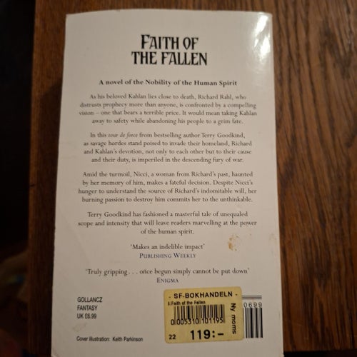 Faith of the Fallen av Terry Goodkind, 2001