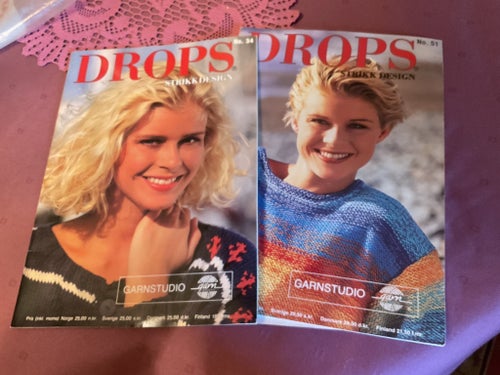 DROPS Strikk Design No. 34 & 51, Garnstudio, okänt år