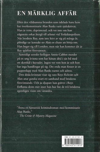 PETER ROBINSON : En märklig affär