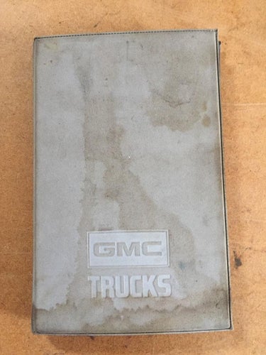 1986 GMC Van Owner's Manual