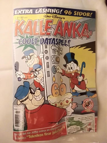 Kalle Anka & Co 2007 nr 51/52. inplastad. med Dataspel