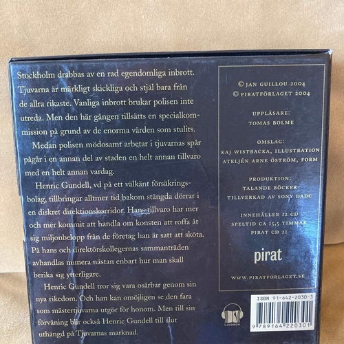 CD Ljudbok / Jan Guillou / Tjuvarnas Marknad