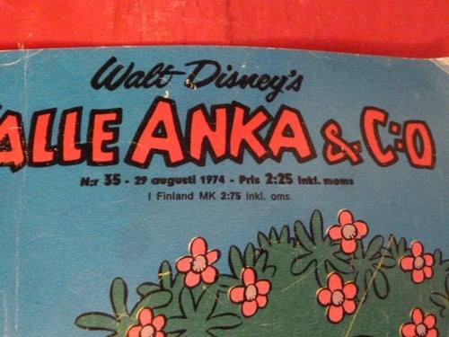 TIDNING, KALLE ANKA & CO, NR 35 - 1974