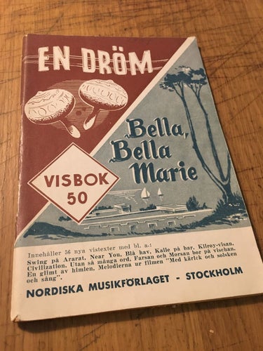 En dröm - Visbok 50 1948