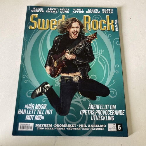 SWEDEN ROCK MAGAZINE NR.5. 2014. OPETH, MAYHAM, ALICE COOPER, ARCH ENEMY.