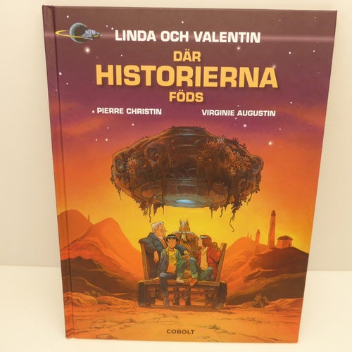 Linda och Valentin Där historierna föds 2022 Hårdpärm Cobolt Nyskick
