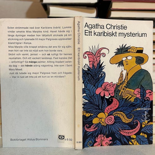 Ett karibiskt mysterium av Agatha Christie, bok, Very Fine plus