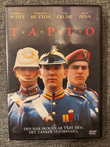 DVD - Taps - Tapto - George C. Scott och Tom Cruise - svensk utgåva