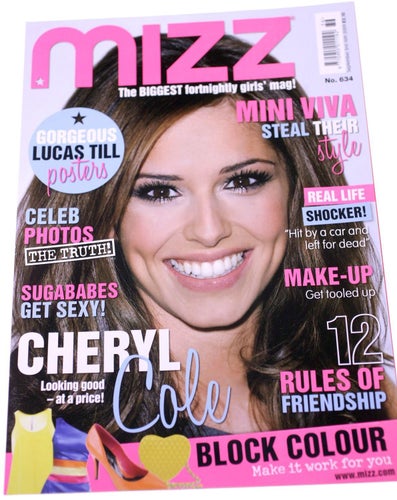 Mizz magazine-3rd September 2009-No. 634-Cheryl Cole-English/UK issue-NEW-164g