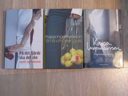 Kajsa Ingemarsson: 3 böcker .