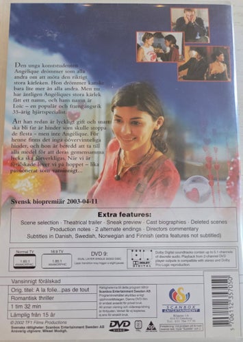 Vansinnigt Förälskad (2002) - Audrey Tatou - DVD