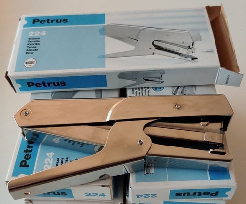 Petrus 224 Häftapparat, Häftpistol, Häfttång, Klammerapparat – Ny/Oanvänd!