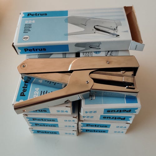 Petrus 224 Häftapparat, Häftpistol, Häfttång, Klammerapparat – Ny/Oanvänd!