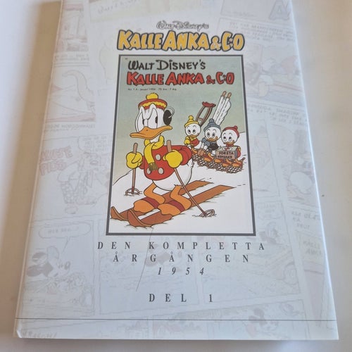 Kalle anka - Den kompletta årgången 1954, del 1. Oläst/Nyskick!