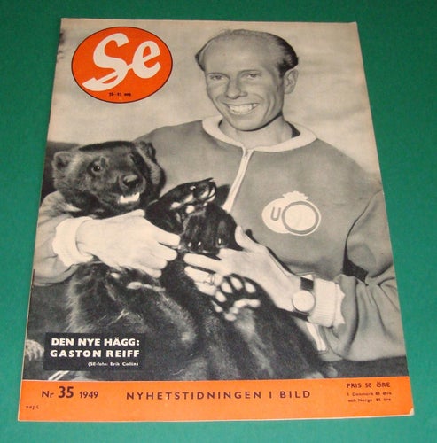 SE nr 35 1949 - Gaston Reiff, Göta Kanal, Marie Andersson mm