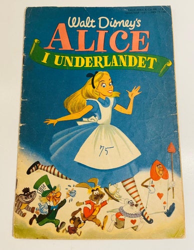 WALT DISNEY´S Alicie I Underlandet, Nr 11 B - 1951