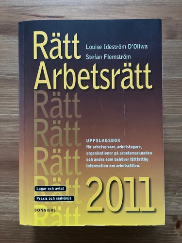 Rätt Arbetsrätt - Louise Ideström D'Oliwa och Stefan Flemström