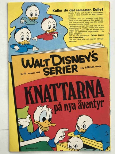 Walt Disney´s Serier - 1970:7 VG