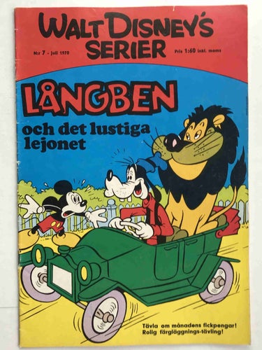 Walt Disney´s Serier - 1970:7 VG