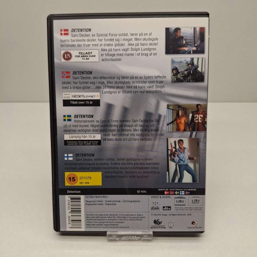 Detention - Dolph Lundgren - Region 2, DVD-Film, Svensk text, Fint skick
