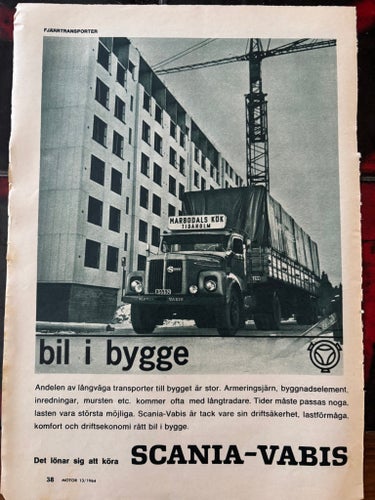 Scania-Vabis annons från 1964