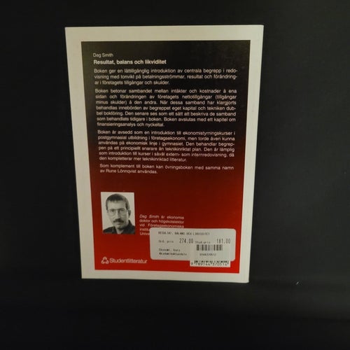 Resultat, balans och likviditet av Dag Smith, 1992