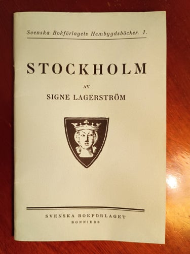 STOCKHOLM av Signe Lagerström, 1950
