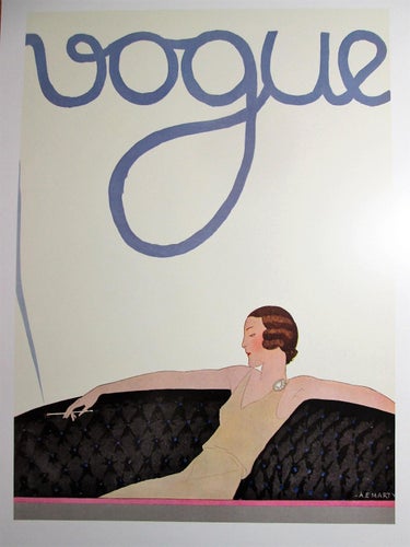 VOGUE - TRYCK EFTER TIDNINGSOMSLAG- ART DECO