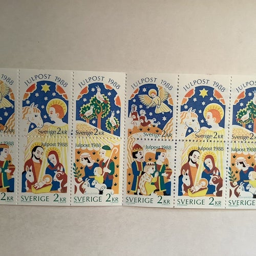 Häfte 390. Julpost 1987.