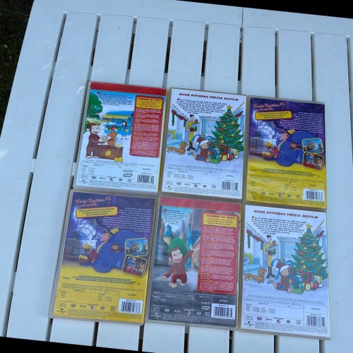 Nicke Nyfiken - 6 DVD-filmer samling