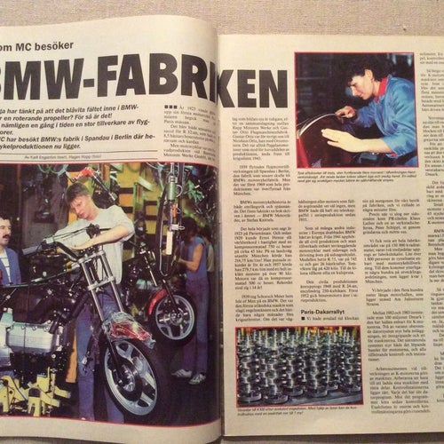 Allt Om Mc Nr 10-11 1986 BMW Fabrik i Berlin,TRAIL VM i Hudiksvall,IKUZAWA TH1R