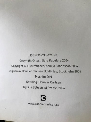 SIGRID ETT SVIN Sara Kadefors Annika Johansson 2004