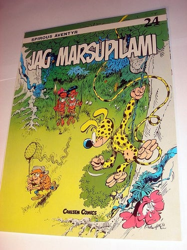 SPIROUS ÄVENTYR SPIROU ALBUM Nr 24 !!! NY OLÄST