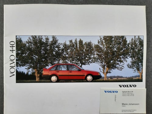 Volvo 440 1991 - broschyr