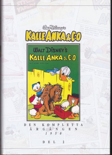 Kalle Anka & C:o / Den Kompletta Årgången 1950, del 2 / Inbunden / Nära nyskick