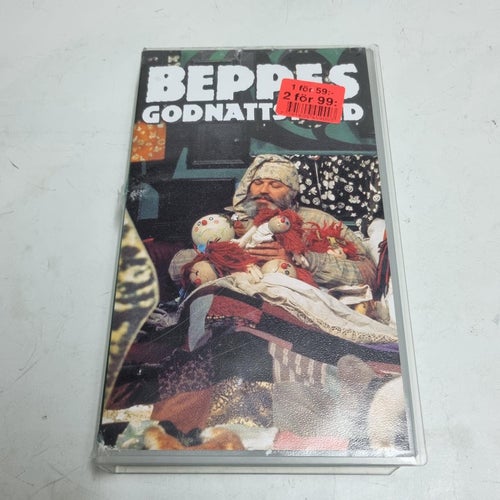 Beppes godnattstund VHS film