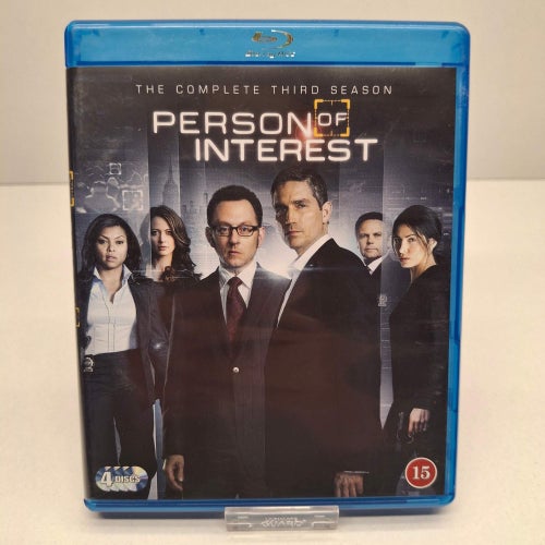 Person of Intrest Säsong 3 - Blu-ray film, Svensk text, Fint skick