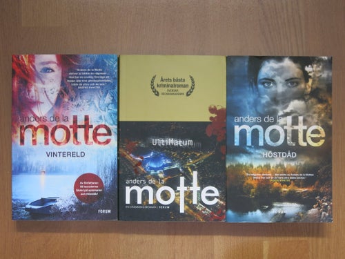 Anders de la Motte - 3 böcker .