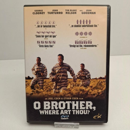 O brother, where art thou? - Region 2, DVD-Film, Svensk text, Fint skick