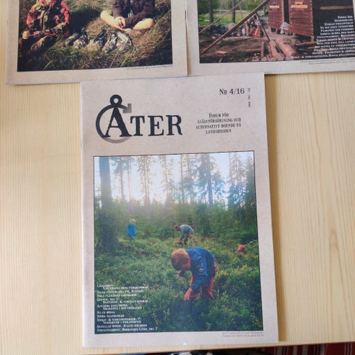Tidningen ÅTER. Nr 1,2,4. 2016