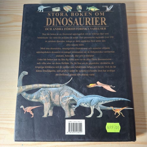 Stora boken om dinosaurier och andra förhistoriska varelser